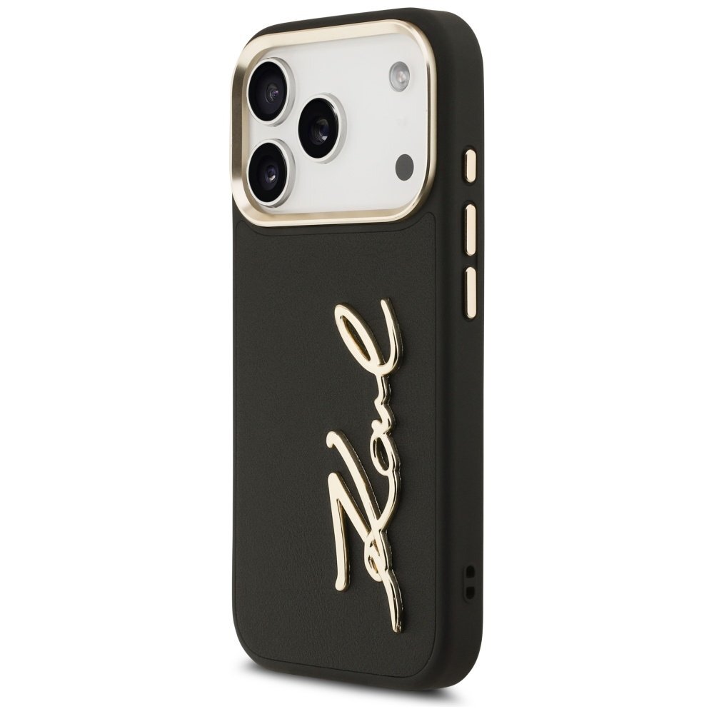 iPhone 17 Pro Karl Lagerfeld Karl Script Logo dėklas – juodas 1 iPhone 17 Pro Karl Lagerfeld Karl Script Logo dėklas – juodas 1
