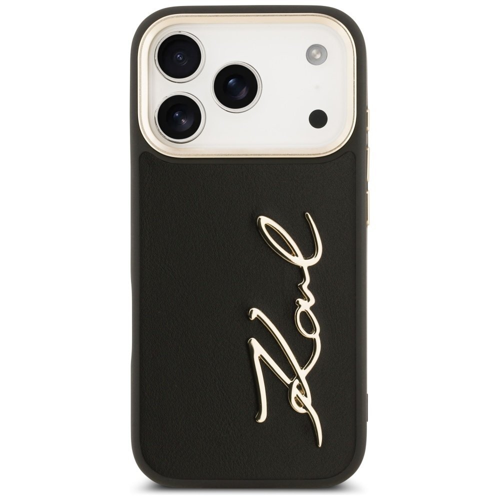 iPhone 17 Pro Karl Lagerfeld Karl Script Logo dėklas – juodas 2 iPhone 17 Pro Karl Lagerfeld Karl Script Logo dėklas – juodas 2