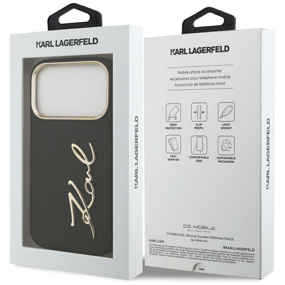 iPhone 17 Pro Karl Lagerfeld Karl Script Logo dėklas – juodas 7 iPhone 17 Pro Karl Lagerfeld Karl Script Logo dėklas – juodas 7