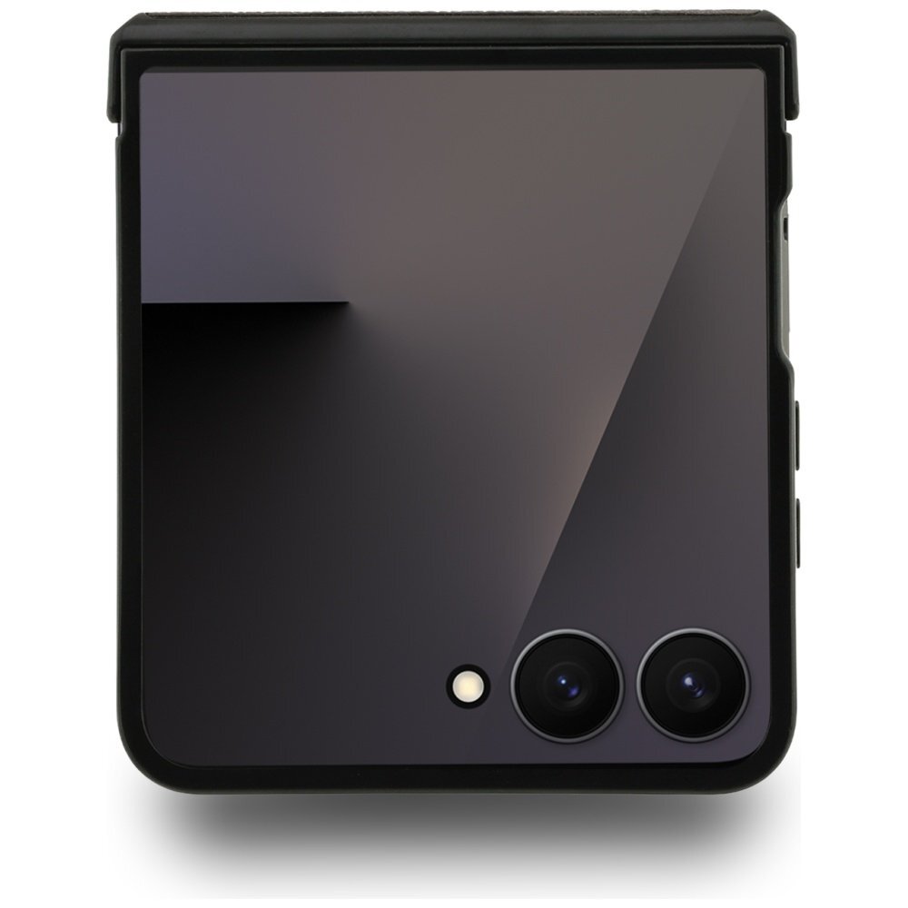 Samsung Galaxy Z Flip7 Karl Lagerfeld Karl & Choupette Pins MagSafe dėklas – juodas 2