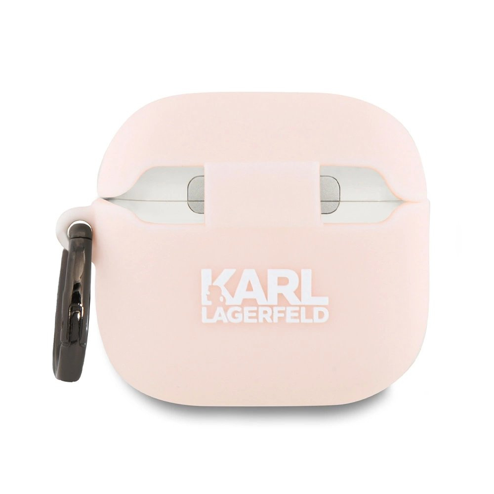 Karl Lagerfeld KLA4RUNCHP AirPods 4 cover Rožinis Silikoninis Choupette Head 3D 1 Karl Lagerfeld KLA4RUNCHP AirPods 4 cover Rožinis Silikoninis Choupette Head 3D 1