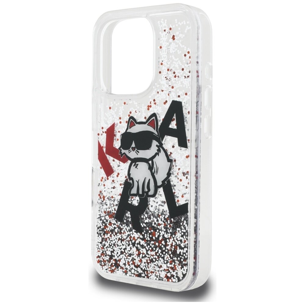 iPhone 16 Pro Max Karl Lagerfeld Liquid Glitter Choupette Logo dėklas – skaidrus 5 iPhone 16 Pro Max Karl Lagerfeld Liquid Glitter Choupette Logo dėklas – skaidrus 5
