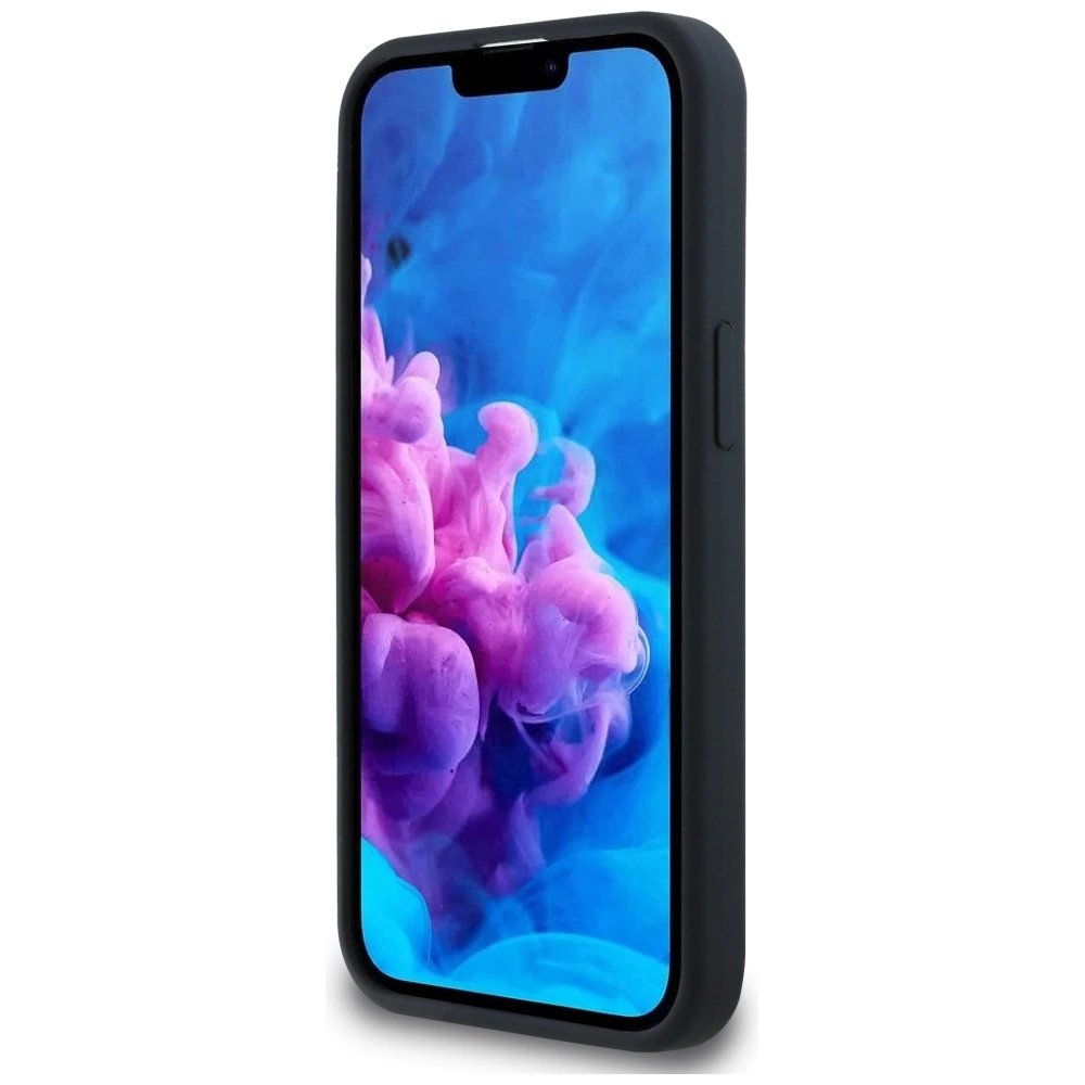 Karl Lagerfeld Liquid Silikoninis Karl & Choupette Heads Dėklas with MagSafe skirtas iPhone 16e - Juodas 4