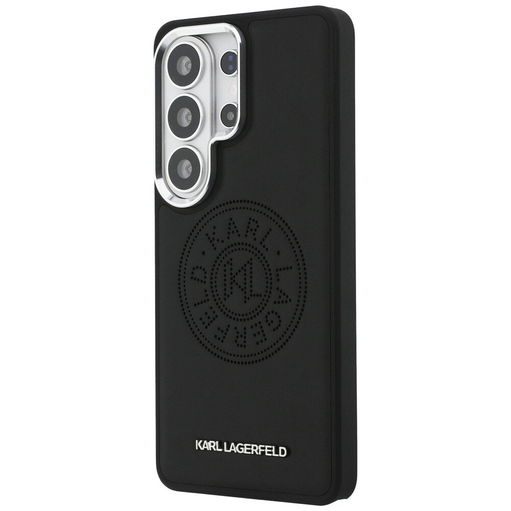 Samsung Galaxy S26 Ultra Karl Lagerfeld Perforated KL MagSafe dėklas – juodas 1