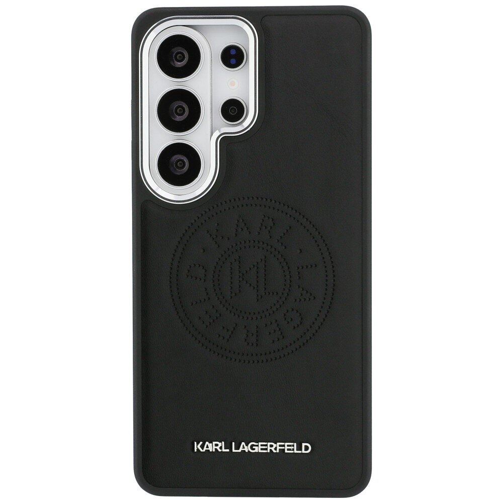 Samsung Galaxy S26 Ultra Karl Lagerfeld Perforated KL MagSafe dėklas – juodas 2