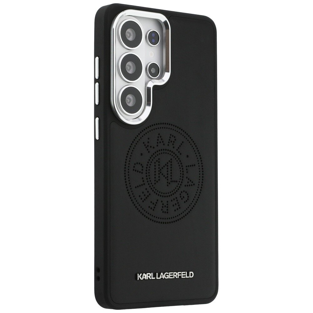 Samsung Galaxy S26 Ultra Karl Lagerfeld Perforated KL MagSafe dėklas – juodas 3