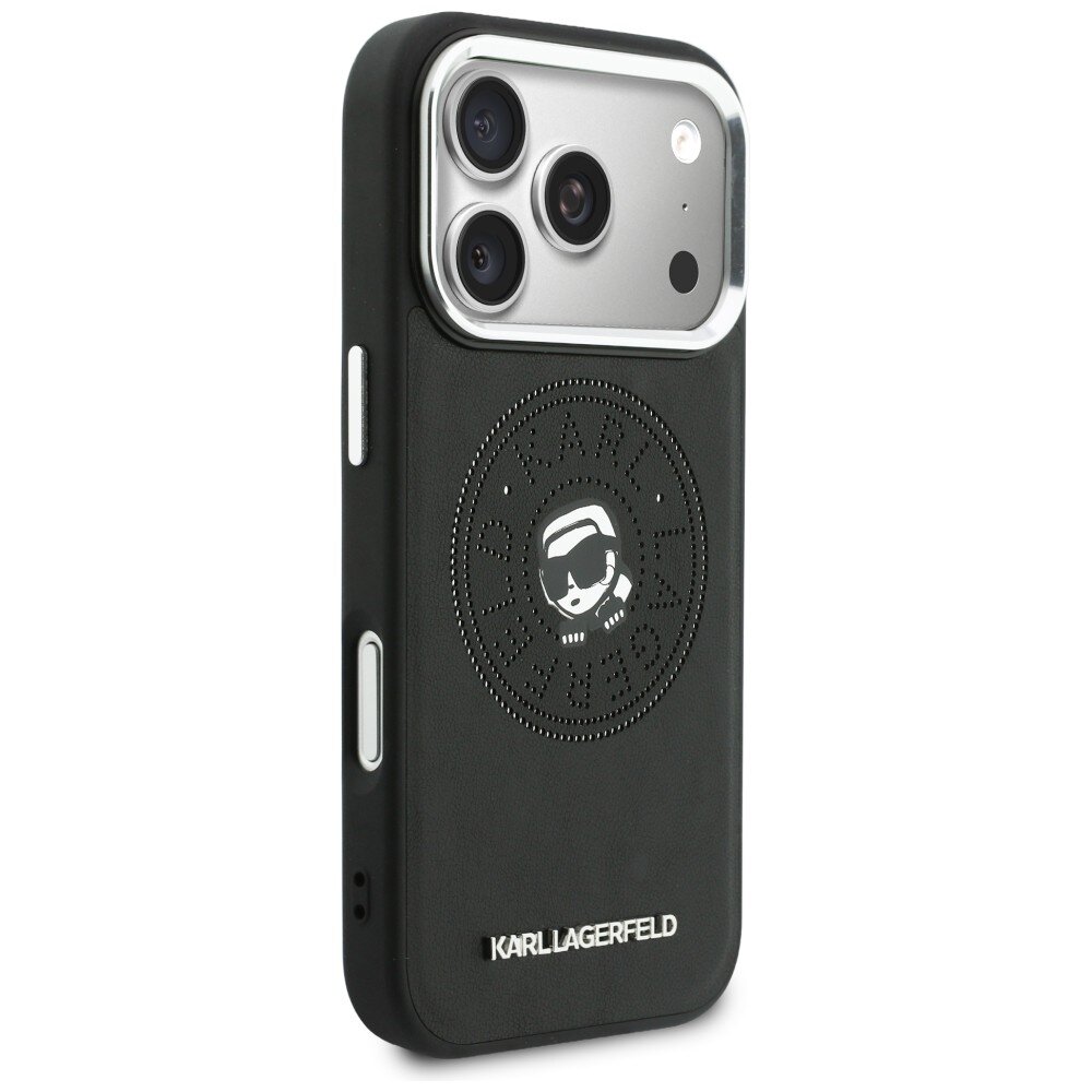 iPhone 17 Pro Karl Lagerfeld Point & Karl Sketch MagSafe dėklas – juodas 3