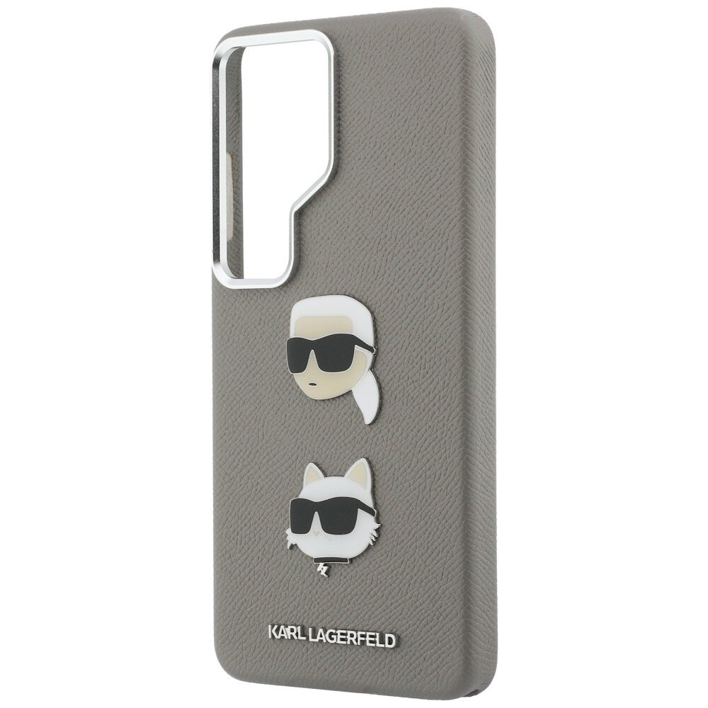Samsung Galaxy S26 Ultra Karl Lagerfeld Saffiano Double Heads Metal dėklas – sidabrinis 5 Samsung Galaxy S26 Ultra Karl Lagerfeld Saffiano Double Heads Metal dėklas – sidabrinis 5