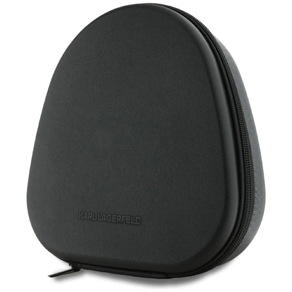 Ausinės Karl Lagerfeld Saffiano Elongated Bluetooth ANC On-Ear – juodos 4 Ausinės Karl Lagerfeld Saffiano Elongated Bluetooth ANC On-Ear – juodos 4