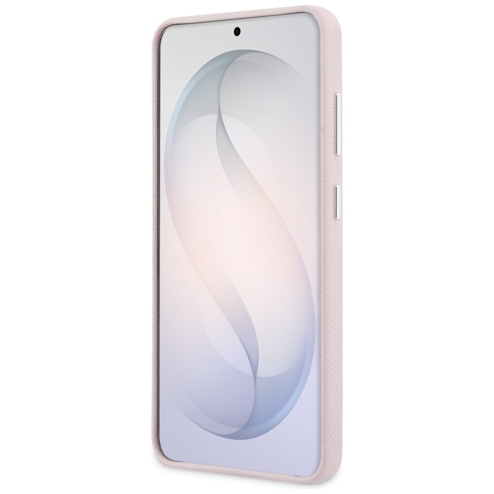 Samsung Galaxy S26+ Karl Lagerfeld Saffiano KC Metal Logo MagSafe dėklas – rožinis 4