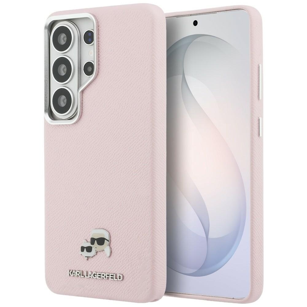 Samsung Galaxy S26 Ultra Karl Lagerfeld Saffiano KC Metal Logo MagSafe dėklas – rožinis Samsung Galaxy S26 Ultra Karl Lagerfeld Saffiano KC Metal Logo MagSafe dėklas – rožinis