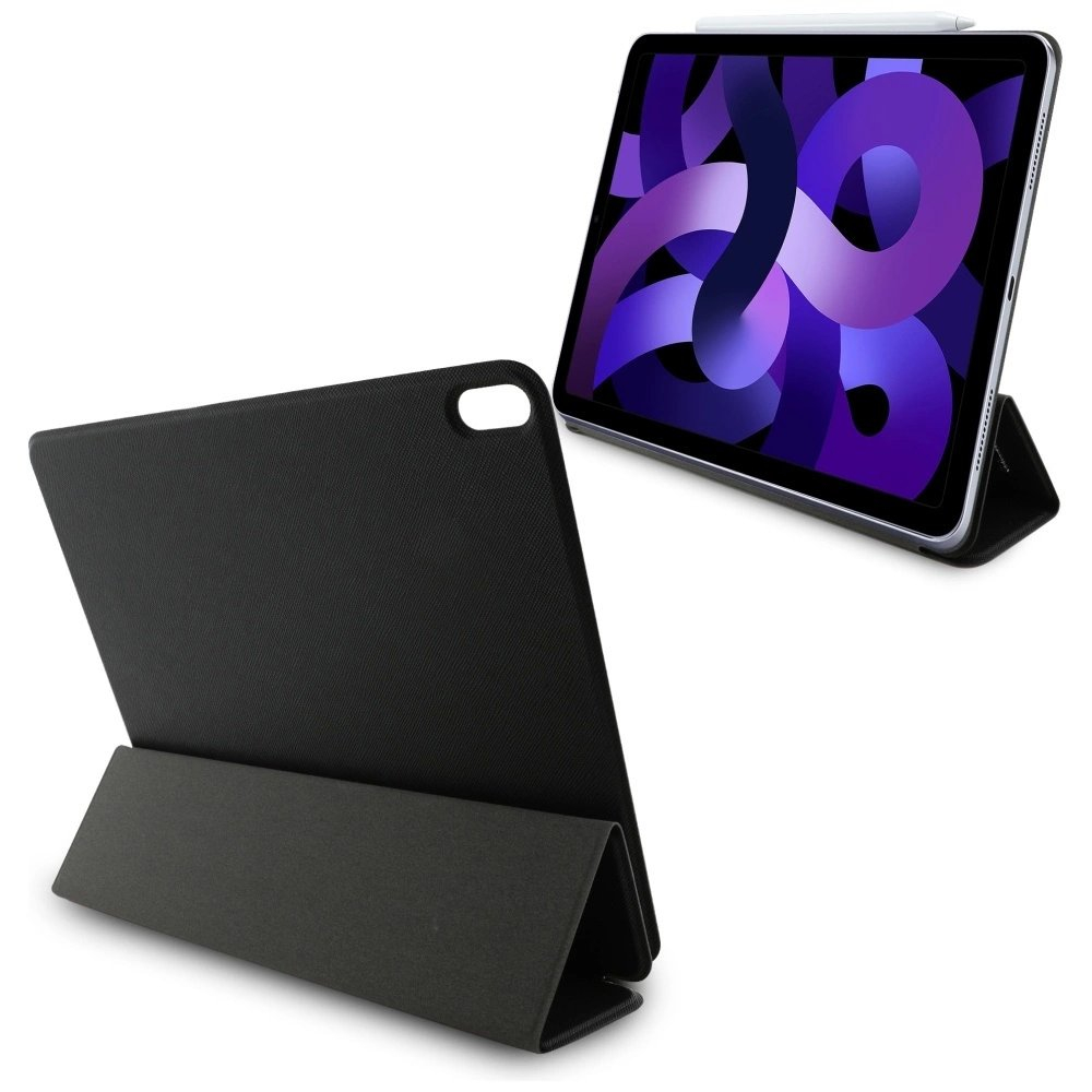 Karl Lagerfeld Saffiano Magnetinis Karl & Choupette iPad Air 13" 2024 Book Cover Dėklas - Juodas 5