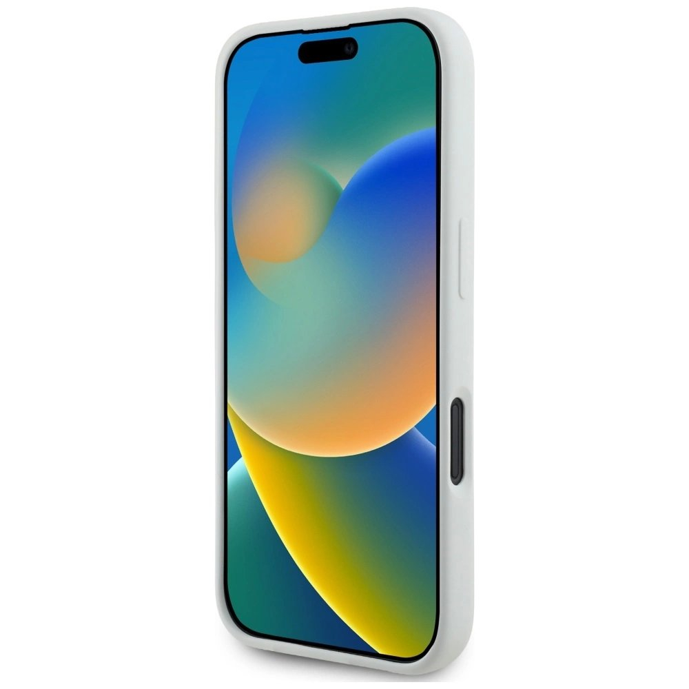 Karl Lagerfeld Silikoninis Double Heads And Circle MagSafe Dėklas skirtas iPhone 16 beige 4