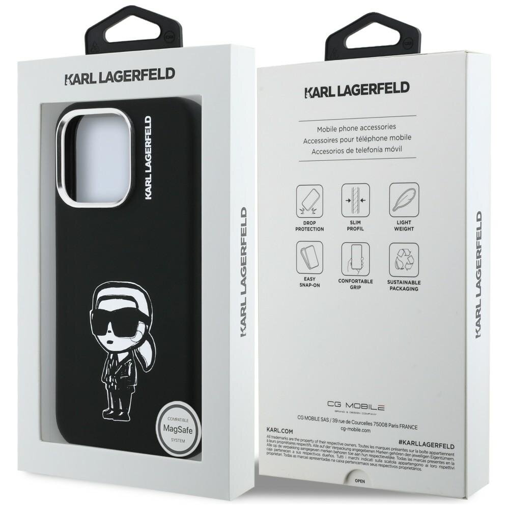 iPhone 16 Pro Max Karl Lagerfeld Silicone Karl Sketch MagSafe dėklas – juodas 7 iPhone 16 Pro Max Karl Lagerfeld Silicone Karl Sketch MagSafe dėklas – juodas 7