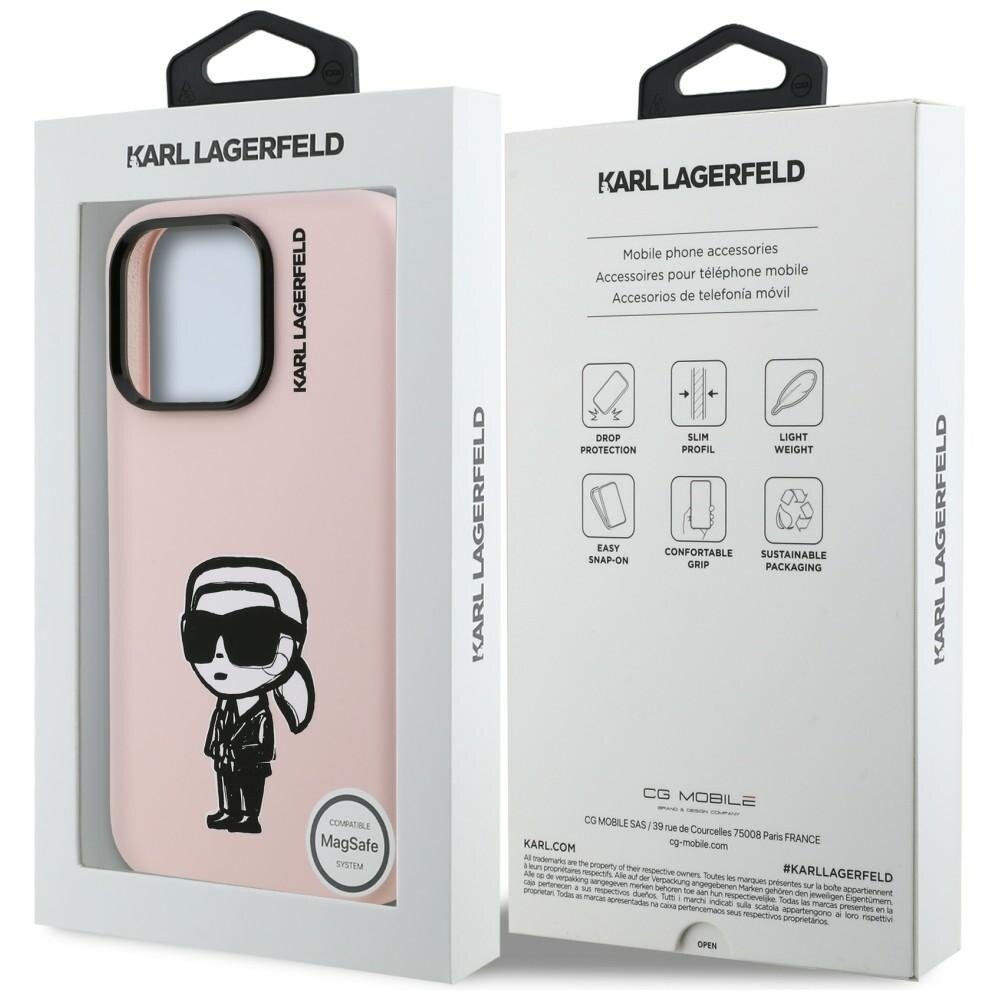 iPhone 16 Pro Karl Lagerfeld Silicone Karl Sketch MagSafe dėklas – rožinis 7 iPhone 16 Pro Karl Lagerfeld Silicone Karl Sketch MagSafe dėklas – rožinis 7