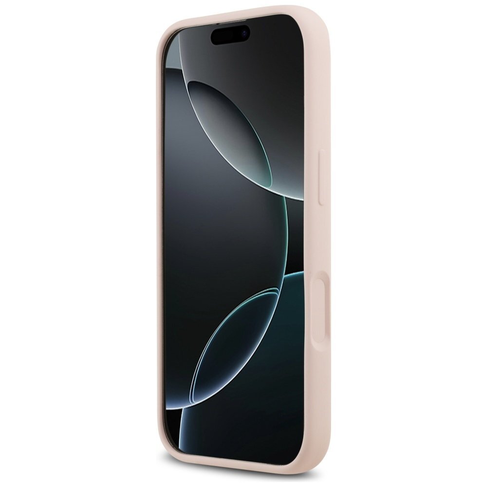 iPhone 17 dėklas Karl Lagerfeld Silicone Karl & Choupette Ring, MagSafe – rožinis 4