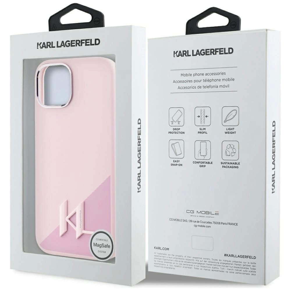 Karl Lagerfeld Silikoninis Shadow Metal Initial MagSafe iPhone 15 Dėklas Rožinis 7 Karl Lagerfeld Silikoninis Shadow Metal Initial MagSafe iPhone 15 Dėklas Rožinis 7