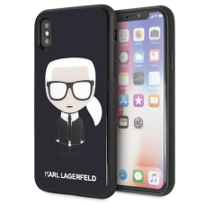 iPhone X/XS – Karl Lagerfeld Iconic Karl Glitter Case - Juodas