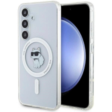 Karl Lagerfeld IML Choupette MagSafe Dėklas skirtas Samsung Galaxy S24 - Permatomas