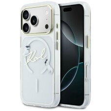 iPhone 17 Pro Max Karl Lagerfeld IML Choupettes Karl Script Logo MagSafe dėklas – skaidrus iPhone 17 Pro Max Karl Lagerfeld IML Choupettes Karl Script Logo MagSafe dėklas – skaidrus