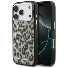 iPhone 17 Pro Karl Lagerfeld IML Leopard Pattern MagSafe dėklas – rudas iPhone 17 Pro Karl Lagerfeld IML Leopard Pattern MagSafe dėklas – rudas