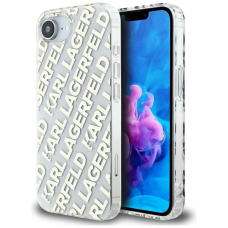 iPhone 16e – Karl Lagerfeld IML Repeat Logo dėklas - Auksinis