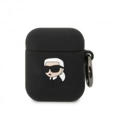 Dėklas Karl Lagerfeld KLA2RUNIKK AirPods 1/2 Juodas