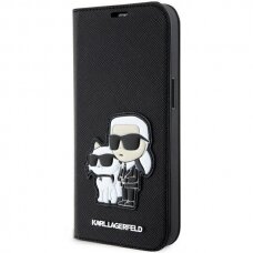 Dėklas Karl Lagerfeld Choupette KLBKP14XSANKCPK iPhone 14 Pro Max Juodas