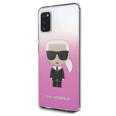 Dėklas originalus Karl Lagerfeld Samsung A41 A415 Rožinis HZL0431 UGLX912