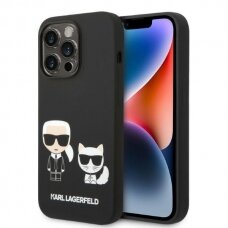 Dėklas Karl Lagerfeld KLHMP14LSSKCK iPhone 14 Pro Juodas