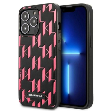 Karl Lagerfeld Monogram Plaque iPhone 13 Pro Max 6.7&quot; Dėklas - Rožinis