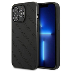 Karl Lagerfeld Perforated Allover iPhone 13 Pro Max 6.7&quot; Dėklas - Juodas