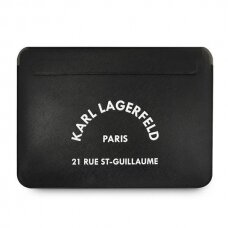 Dėklas Karl Lagerfeld Sleeve KLCS16RSGSFBK 16 Juodas