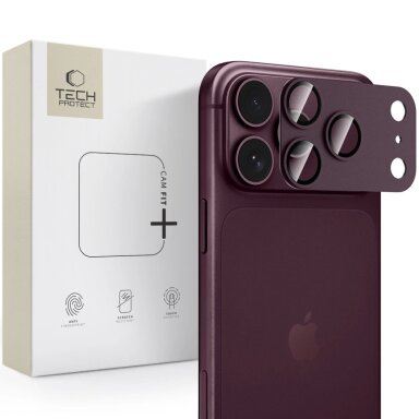 iPhone 18 Pro Max Tech-Protect CamFull Fit+ kameros apsauga – bordo iPhone 18 Pro Max Tech-Protect CamFull Fit+ kameros apsauga – bordo