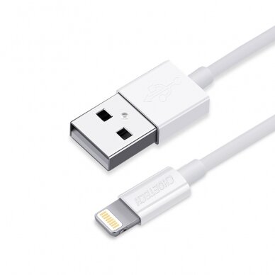 Kabelis Choetech certified USB-A - Lightning MFI 1.8m Baltas (IP0027) 1