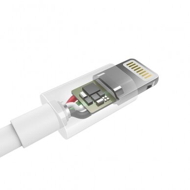 Kabelis Choetech certified USB-A - Lightning MFI 1.8m Baltas (IP0027) 8