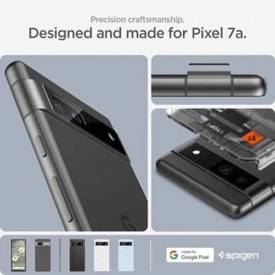 Kameros apsauga Spigen OPTIK.TR ”EZ FIT” CAMERA PROTECTOR 2-PACK GOOGLE PIXEL 7A Juodas 16 Kameros apsauga Spigen OPTIK.TR ”EZ FIT” CAMERA PROTECTOR 2-PACK GOOGLE PIXEL 7A Juodas 16