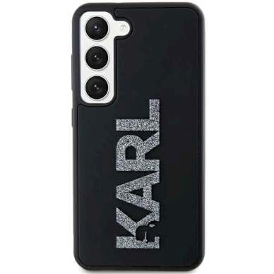 Originalus Karl Lagerfeld Dėklas 3D Rubber Glitter LogoSamsung Galaxy S23 - Juodas 2 Originalus Karl Lagerfeld Dėklas 3D Rubber Glitter LogoSamsung Galaxy S23 - Juodas 2