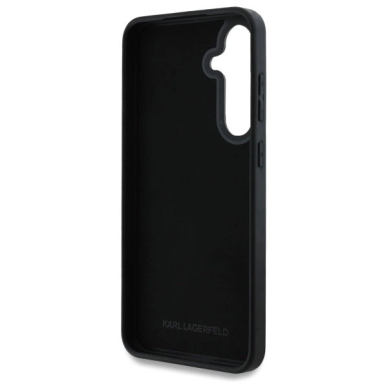 Samsung Galaxy S24 FE Karl Lagerfeld 3D Rubber Karl&Choupette dėklas - juodas 5