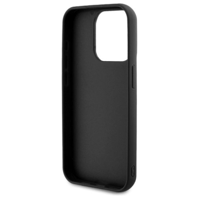 iPhone 15 Pro Max Karl Lagerfeld 3D Rubber Signature dėklas - juodas 6