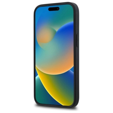 iPhone 15 Karl Lagerfeld 3D Rubber Signature dėklas - juodas 4