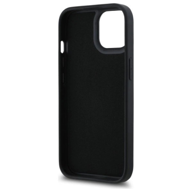 iPhone 15 Karl Lagerfeld 3D Rubber Signature dėklas - juodas 6