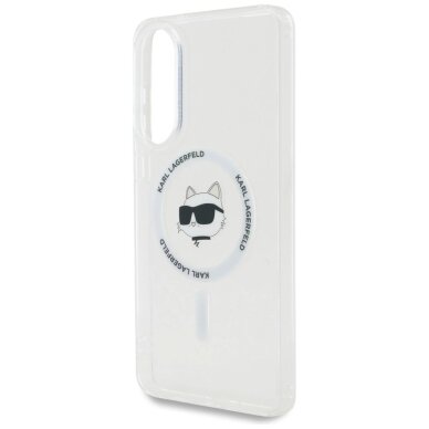 Samsung Galaxy S25 Edge dėklas Karl Lagerfeld Button Choupette Head Printed Logo su MagSafe – baltas 5 Samsung Galaxy S25 Edge dėklas Karl Lagerfeld Button Choupette Head Printed Logo su MagSafe – baltas 5