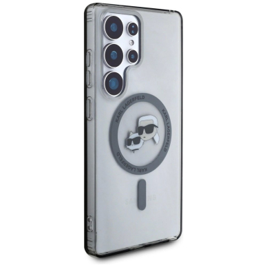 Karl Lagerfeld Button Karl Choupette Heads Printed Logo MagSafe Samsung Galaxy S25 Ultra Dėklas Juodas 3 Karl Lagerfeld Button Karl Choupette Heads Printed Logo MagSafe Samsung Galaxy S25 Ultra Dėklas Juodas 3