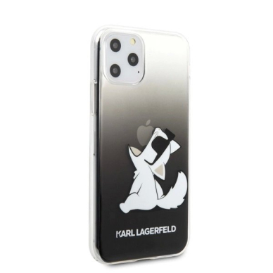 Karl Lagerfeld Choupette Fun iPhone 11 Pro Max Dėklas - Juodas 4