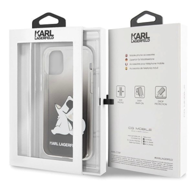 Karl Lagerfeld Choupette Fun iPhone 11 Pro Max Dėklas - Juodas 6
