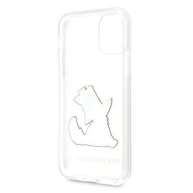 Karl Lagerfeld Choupette Fun iPhone 11 / Xr Dėklas - Permatomas 5