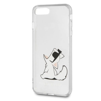 Karl Lagerfeld Choupette Fun iPhone 7 / 8 Plus Dėklas - Permatomas 2