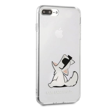 Karl Lagerfeld Choupette Fun iPhone 7 / 8 Plus Dėklas - Permatomas 4 Karl Lagerfeld Choupette Fun iPhone 7 / 8 Plus Dėklas - Permatomas 4