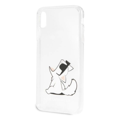 Karl Lagerfeld Choupette Fun iPhone Xs Max Dėklas - Permatomas 2